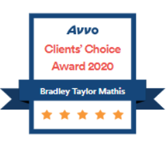 Avvo | Clients' Choice Award 2020 | Bradley Taylor Mathis | 5 Star